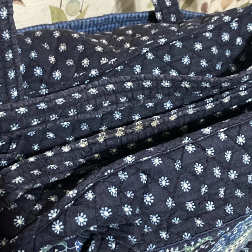 Vera Bradley Nantucket Navy Quilted Diaper Bag